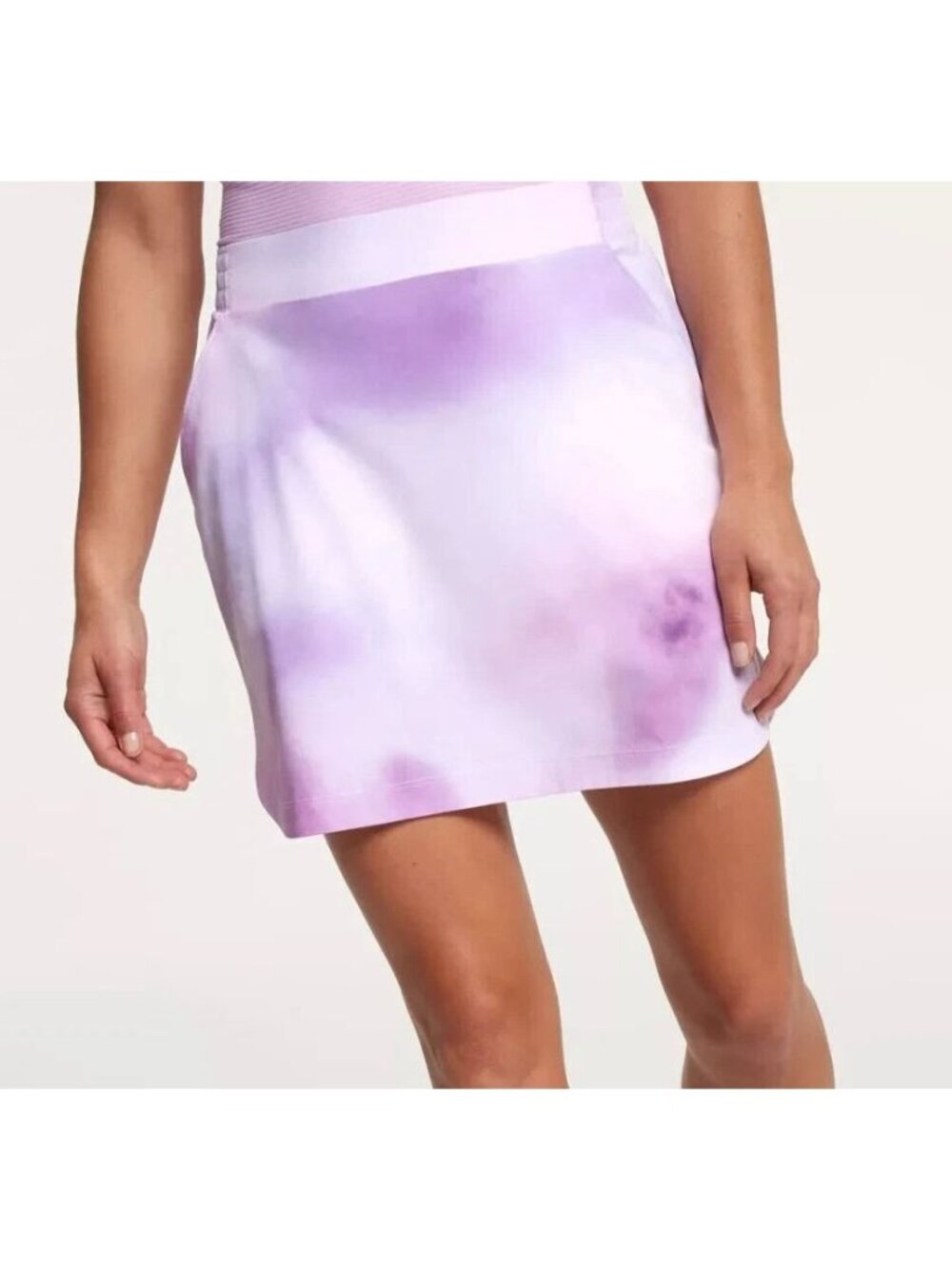 CALIA Purple Tie Dye Athletic Skort Size Small - Built-In Mesh Shorts & Pockets